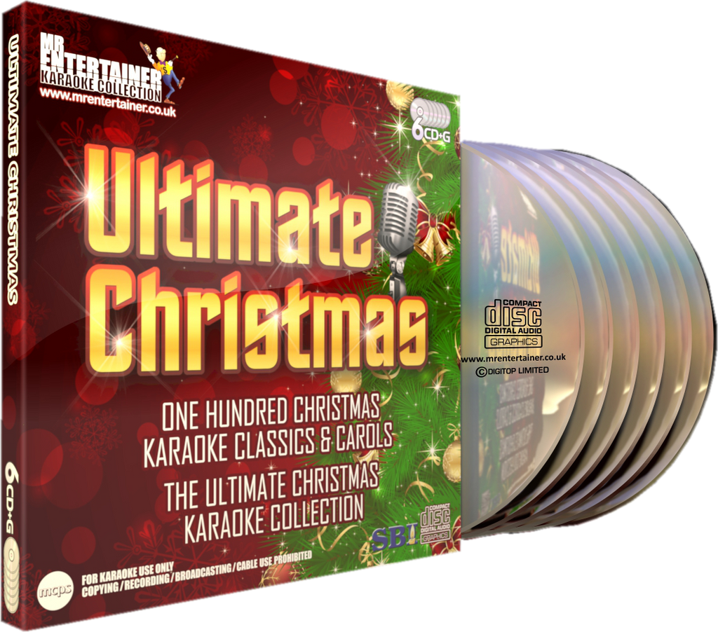 Mr Entertainer Karaoke Ultimate Christmas - 100 Song 6 Disc CD+G Set