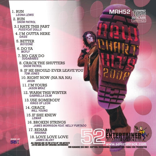 MRH052 - Chart Hits Volume 52 December 2008