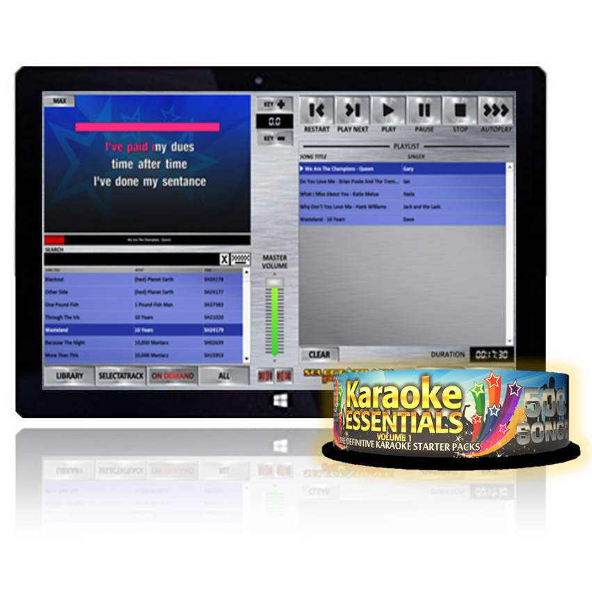 Selectatrack Starter Touchpad Karaoke System