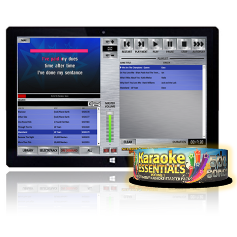 Selectatrack Starter Touchpad Karaoke System