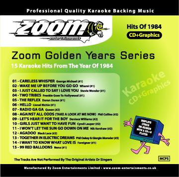 Zoom Karaoke ZGY84 Golden Years 1984