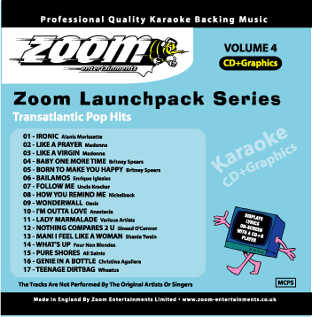 Zoom Karaoke ZLP004  Launchpack Disc 4