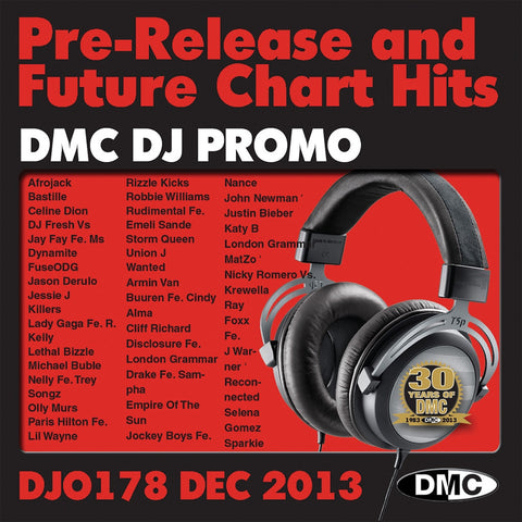 DMC DJ Promo 178 Double CD Compilation December 2013