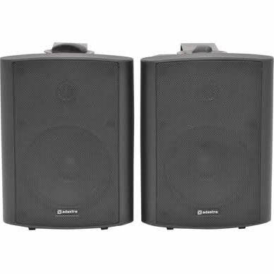 Amplified Stereo Speaker Set with 5.25" Woofer