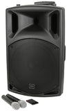 QX15 PA - plus Portable PA system UHF mics BlueTooth Receiver