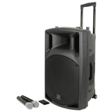 QX15 PA - plus Portable PA system UHF mics BlueTooth Receiver