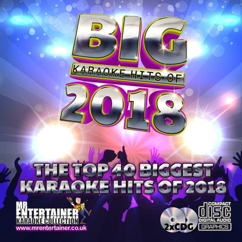Mr Entertainer 2023 Karaoke Chart Hits Double CDG Set - Top 40 Pop Hits For Sing-Along Fun