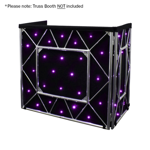 Equinox Truss Booth Quad Colour LED Starcloth System