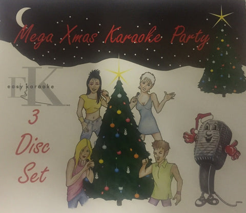 Easy Karaoke CDG Disc Pack - EZ MXKP - Easy Karaoke Mega Karaoke Party Disc 1, 2 & 3