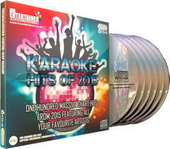 Mr Entertainer Karaoke Hits of 2015 - 100 Song 6 Disc CD+G Set
