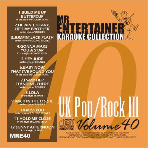 MRE40 - UK Pop Rock 3