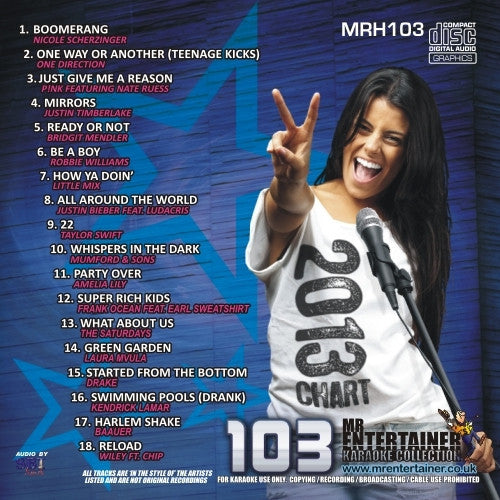 MRH103 - Chart Hits Volume 103  March 2013