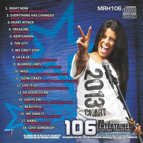 MRH106 - Chart Hits Volume 106  June 2013