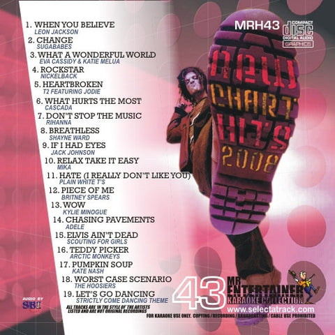 MRH043 - Chart Hits Volume 43  January 2008