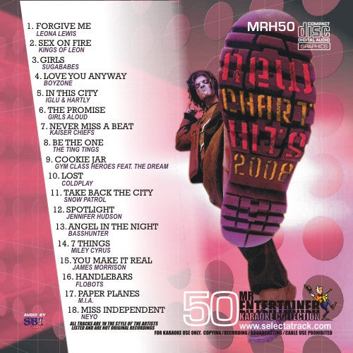 MRH050 - Chart Hits Volume 50  October 2008