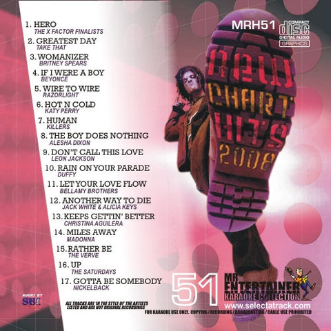 MRH051 - Chart Hits Volume 51  November 2008