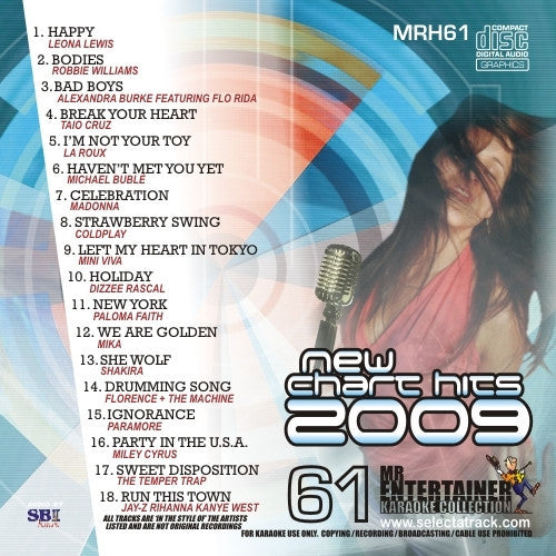 MRH061 - Chart Hits Volume 61  September 2009