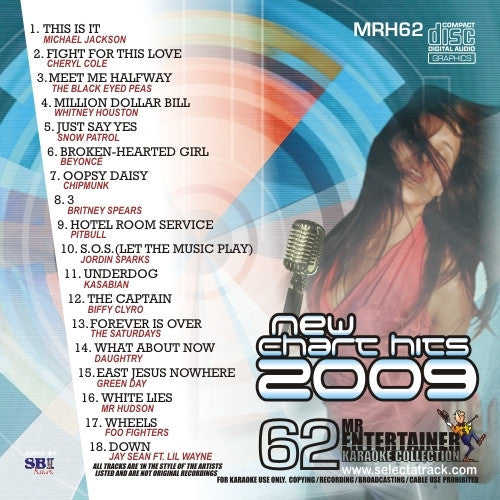 MRH062 - Chart Hits Volume 62  October 2009