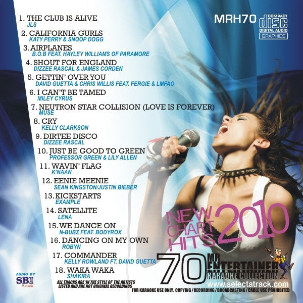 MRH070 - Chart Hits Volume 70  July 2010