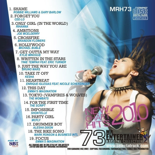 MRH073 - Chart Hits Volume 73  October 2010