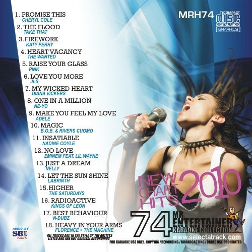 MRH074 - Chart Hits Volume 74  November 2010
