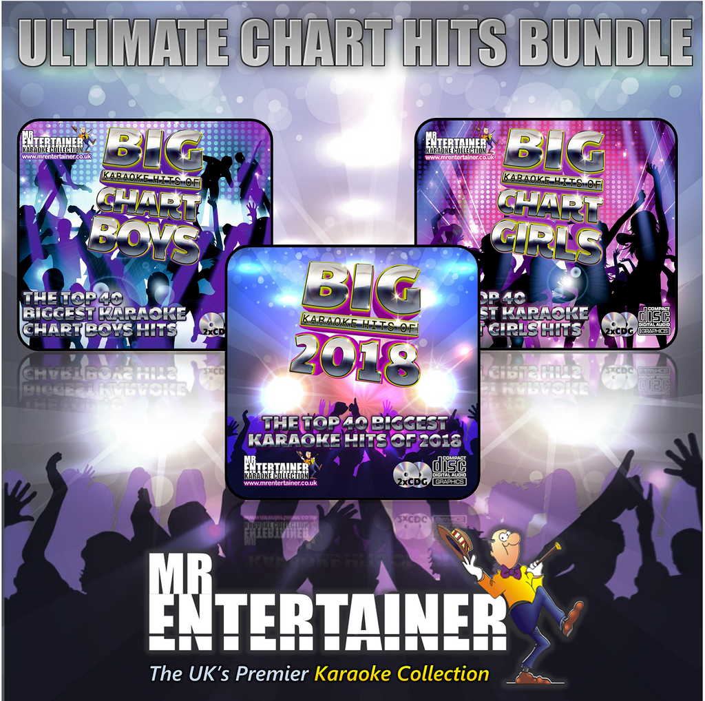 Mr Entertainer Big Karaoke Hits Ultimate Chart Hits Bundle