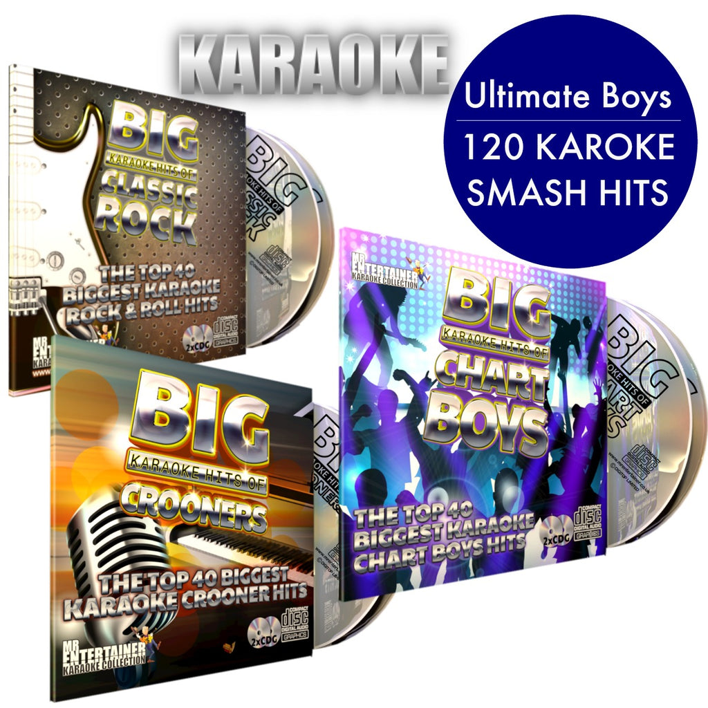 Mr Entertainer Ultimate Boy's Karaoke Hits Bundle