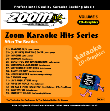 Zoom Karaoke ZKH005 Karaoke Hits 5 After The Beatles