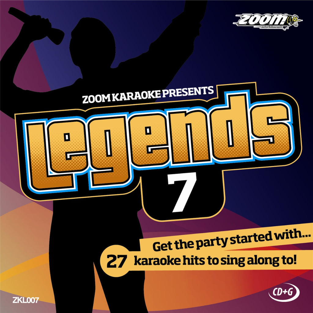 Zoom Karaoke ZKL007 Karaoke Legends 7 Male Karaoke Hits