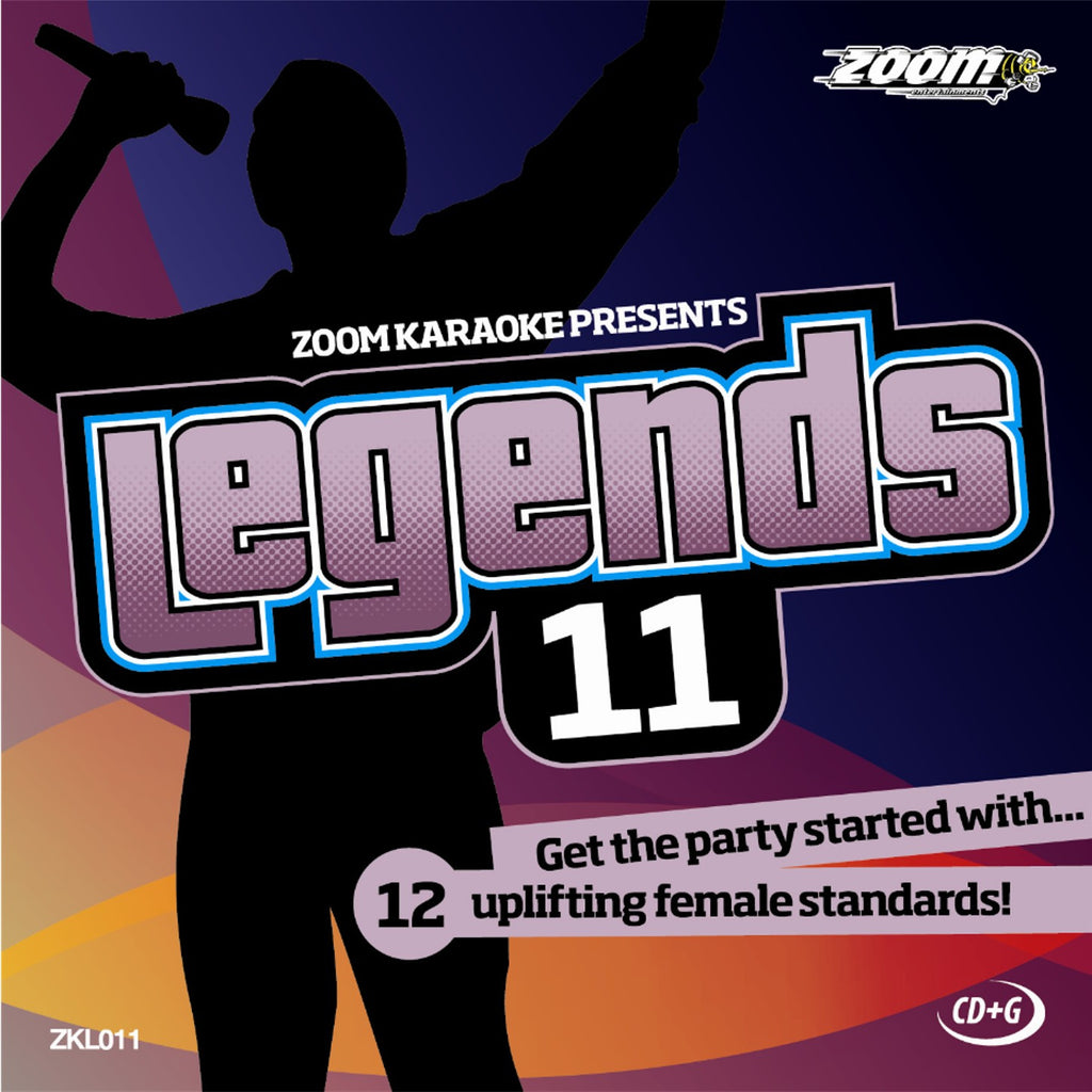 Zoom Karaoke ZKL011 Karaoke Legends 11 Susan Boyle