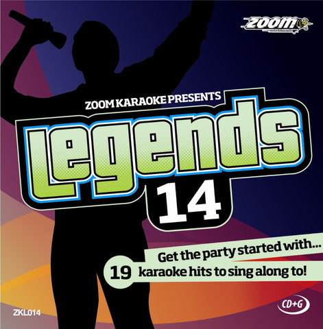 Zoom Karaoke ZKL014 Karaoke Legends 14 Female Hits