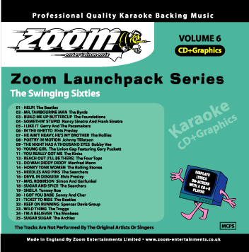 Zoom Karaoke ZLP006  Launchpack Disc 6