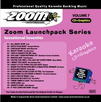 Zoom Karaoke ZLP007  Launchpack Disc 7