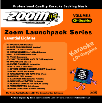 Zoom Karaoke ZLP008  Launchpack Disc 8