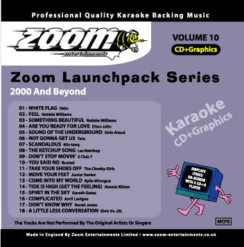 Zoom Karaoke ZLP010  Launchpack Disc 10