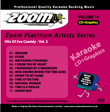 Zoom Karaoke ZPA010 Platinum Artists Eva Cassidy 2