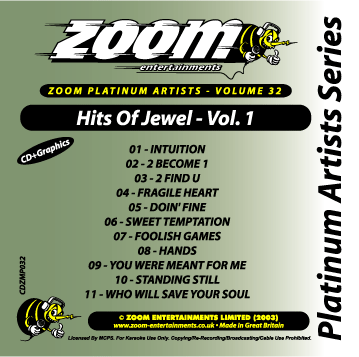 Zoom Karaoke ZPA032 Platinum Artists Jewel