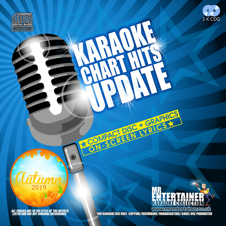 Mr Entertainer Karaoke Chart Hits Update Double CDG Pack - Autumn 2019