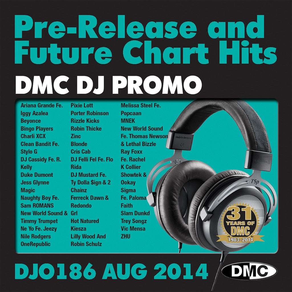 DMC DJ Promo 186 Double CD Compilation August 2014