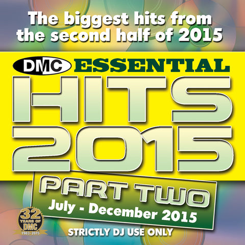 DMC Essential Hits 2015 Part Two (July - December 2015)