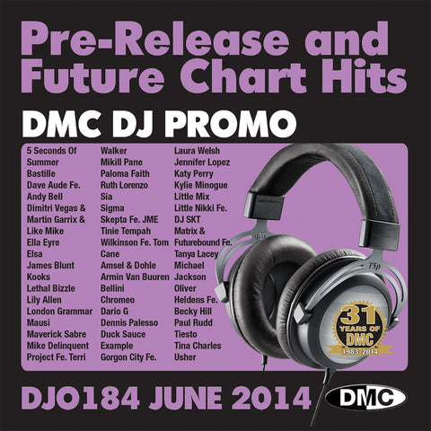 DMC DJ Promo 184 Double CD Compilation June 2014